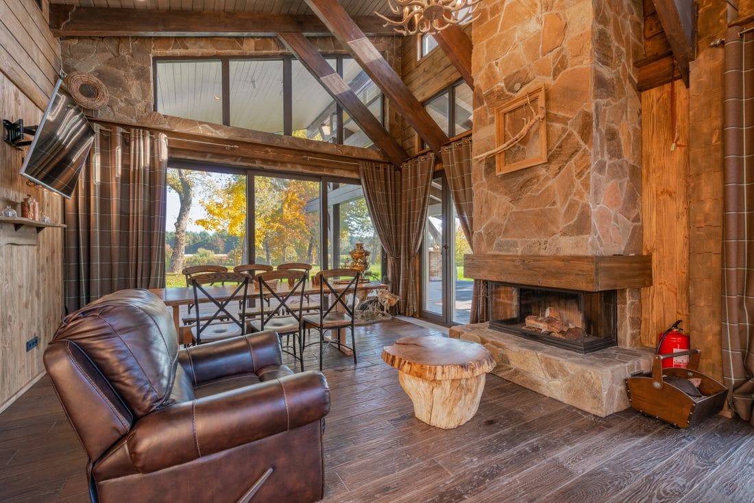 Illustrative cabin interior